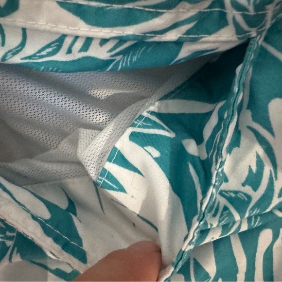 Calvin Klein tropical paradise teal men swim suit size M worn once - Picture 4 of 10